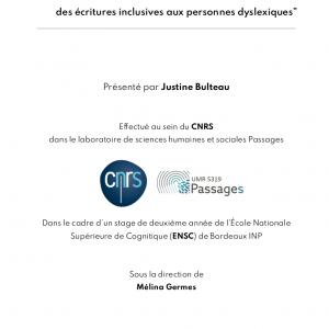 Résultats de l’enquête — Écritures inclusives & Dyslexie