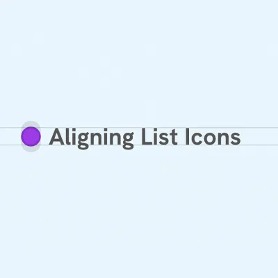 Better Icon and Label Alignment