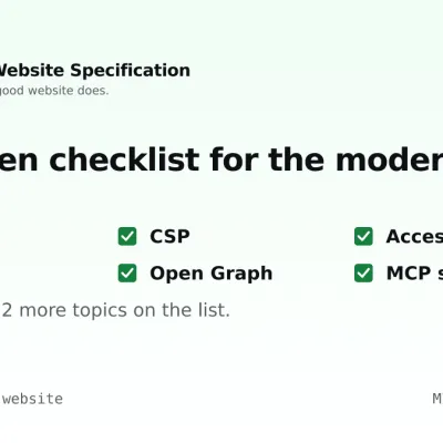 The Website Specification