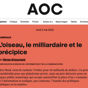 L'oiseau, le milliardaire et le précipice.