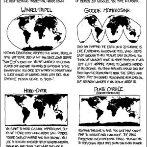 xkcd: Map Projections