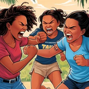 Les bagarres de jeunes filles de plus en plus fréquentes