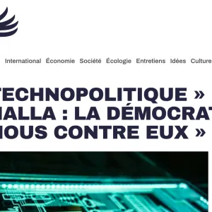 « Technopolitique » d’Asma Mhalla : la démocratie « nous contre eux »
