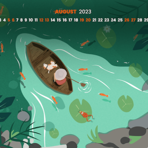 Living In The Moment (August 2023 Wallpapers Edition)