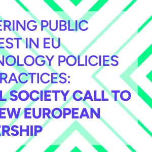 Centering public interest in EU technology policies and practices: A civil society call to the new European leadership