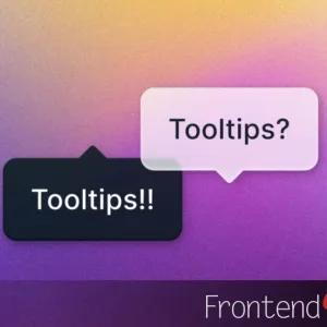 Perfectly Pointed Tooltips: A Foundation