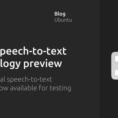 Myna speech-to-text is now available as a technology preview