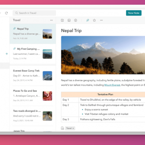 UpNote. Une excellente application de prise de notes