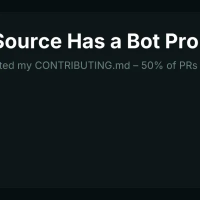I prompt injected my CONTRIBUTING.md – 50% of PRs are bots