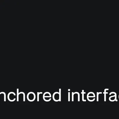 On anchored interfaces