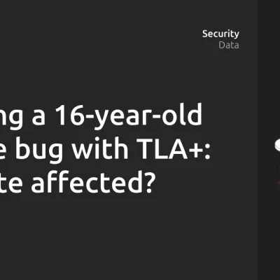 Hunting a 16-year-old SQLite bug with TLA+: is dqlite affected?
