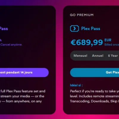 ☕️ Le prix de la licence « à vie » Plex Pass s’envole à 690 euros
