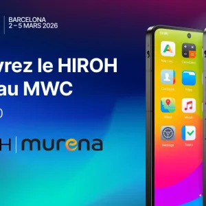 Le HIROH Phone au MWC 2026 : le smartphone sans Google à kill switches physiques
