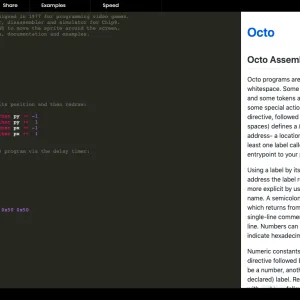 GitHub - JohnEarnest/Octo: A Chip8 IDE