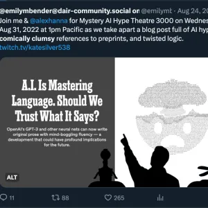 Mystery AI Hype Theater 3000 Turns Two Years Old!