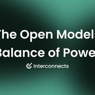 The current balance of power in open models