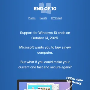 Fin du support de Windows 10