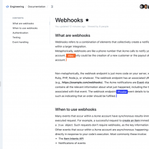 Outline – Team knowledge base & wiki