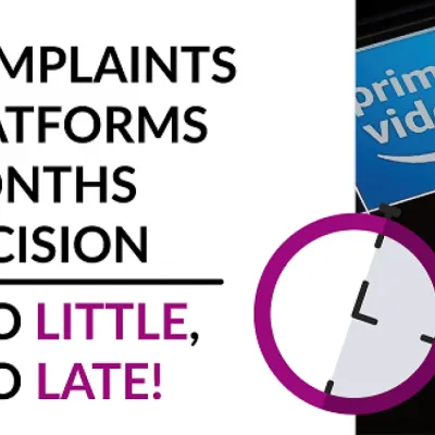 2,5 years and still no decision on streaming complaints