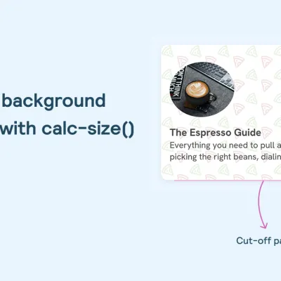 Fit height to background pattern size with calc-size()
