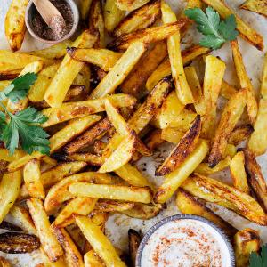 Frites au four super croustillantes