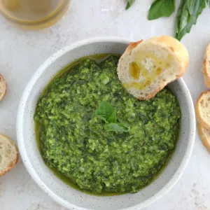 Pesto maison au basilic