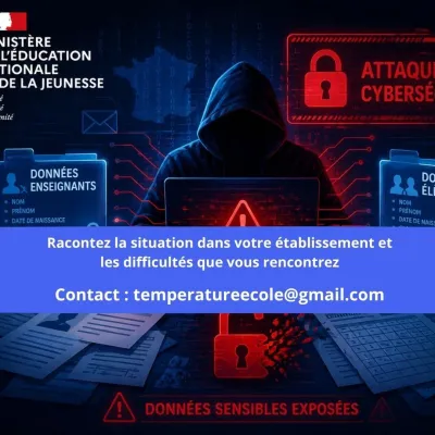 Cyberattaque à l’Education nationale : envoyez-nous vos témoignages