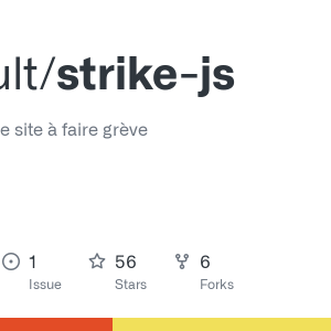 GitHub - thibault/strike-js: Pour aider votre site à faire grève