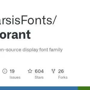 GitHub - CatharsisFonts/Cormorant: Cormorant open-source display font family