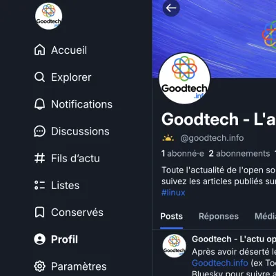 🥳 26 ans d’actu open source : Goodtech débarque sur le réseau Bluesky en mode bot