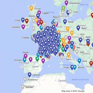 Carte des noms de villages pétés – Google My Maps