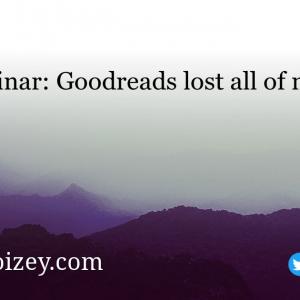 🔗
      
      
     Goodreads lost all of my reviews