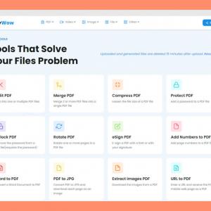 TinyWow. Des outils pour résoudre vos problèmes de fichiers