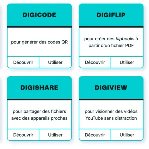 7 Outils libres et gratuits de La Digitale pour partager des contenus avec vos élèves (Sans publicité ni collecte de données)