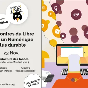L'April présente avec un stand au Campus du Libre samedi 23 novembre 2024 à Lyon