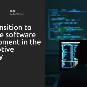 The transition to in-house software development in the automotive industry