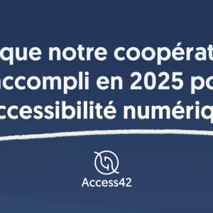 Ce que notre coopérative a accompli en 2025 pour l’accessibilité numérique