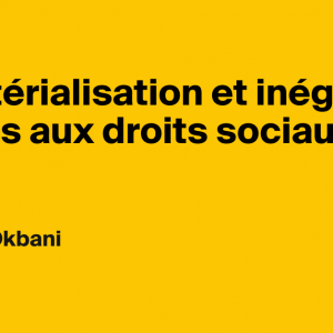 Dématérialisation et inégalités d'accès aux droits sociaux - AOC media