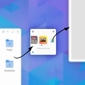 Collector is like a Linux Version of Mac’s DropOver