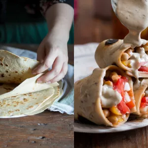 Tortillas de blé / wraps maison - L'Herboriste, cuisine végétale