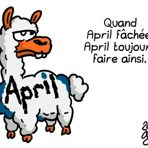 Le Lama déchaîné - Campagne 2025 de l'April