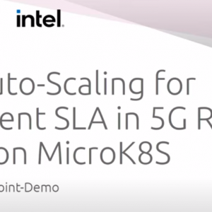 Auto-scaling of Intel FlexRAN components based on MicroK8s and Ubuntu real-time kernel support
