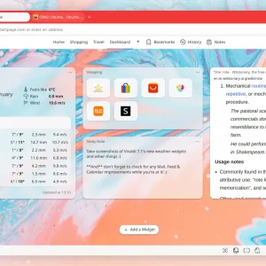 Vivaldi 7.1 Delivers Speed Dial Buffs, New Search Engine
