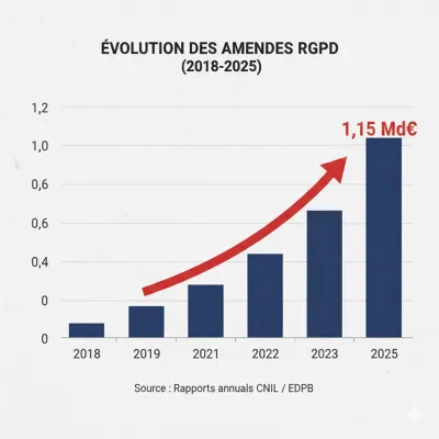 RGPD 2025 : 1,15 Md€ d'Amendes – Bilan et Perspectives 2026 | RGPDKit