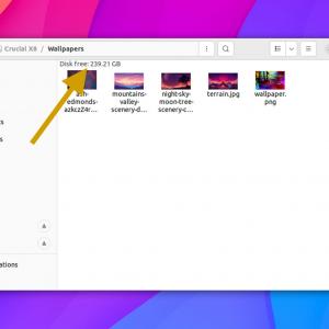 Show Remaining Disk Space in Nautilus on Ubuntu 22.04 LTS