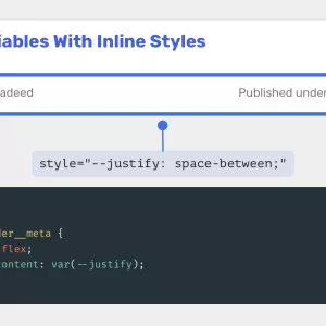 CSS Variables With Inline Styles