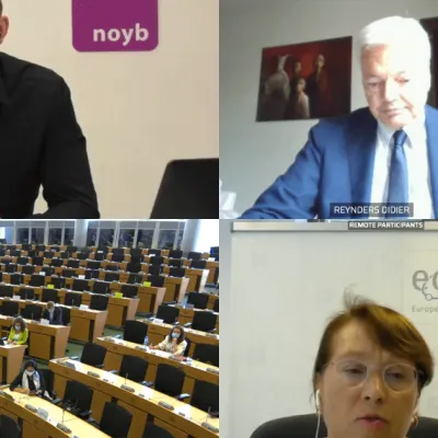 Video: Max Schrems at the Hearing of the European Parliament on EU-US Data Transfers