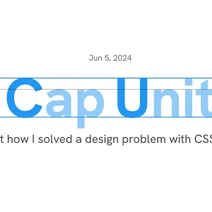 CSS Cap Unit