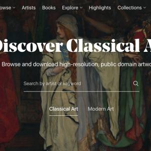 ArtVee : Une des plus grandes banque d’images d’œuvres d’art du domaine public