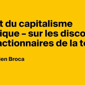 L’esprit du capitalisme numérique – sur les discours néoréactionnaires de la tech - AOC media